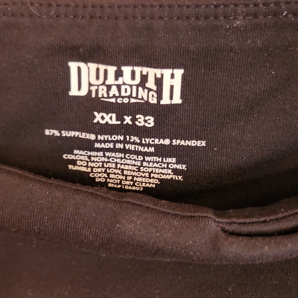 Duluth Noga Relaxed XXL x 33 black - Picture 2 of 2